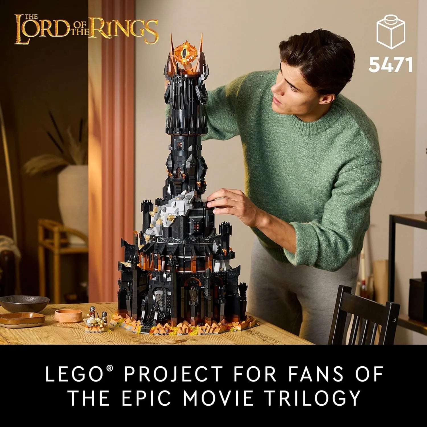 LOTR Barad-Dur Tower Building Blocks (5471 Pcs)
