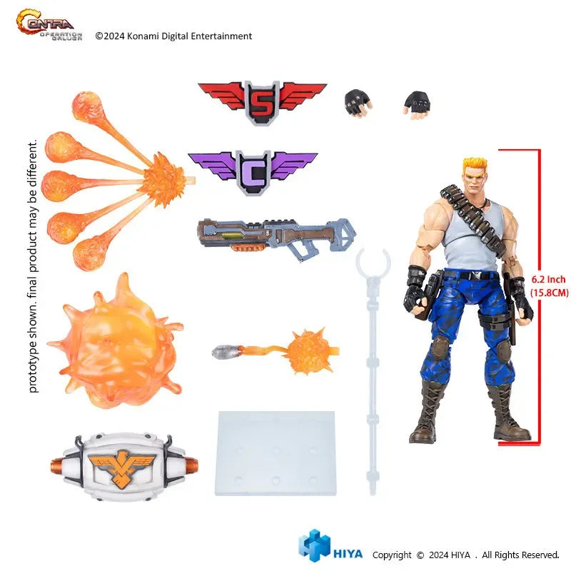 Contra Galuga Lance & Bill Action Figures (16 cm)