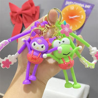 Sanrio Stretchy Limbs Fun Keychain