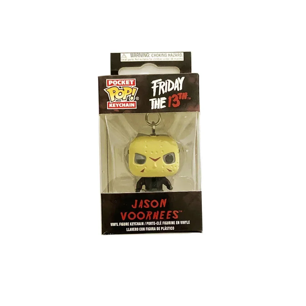 Funko POP Killer Jason & Freddy Keychain