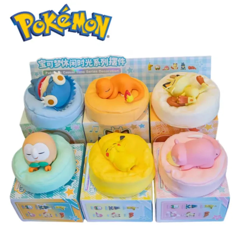 Genuine Pokemon Leisure Time Series Figurines