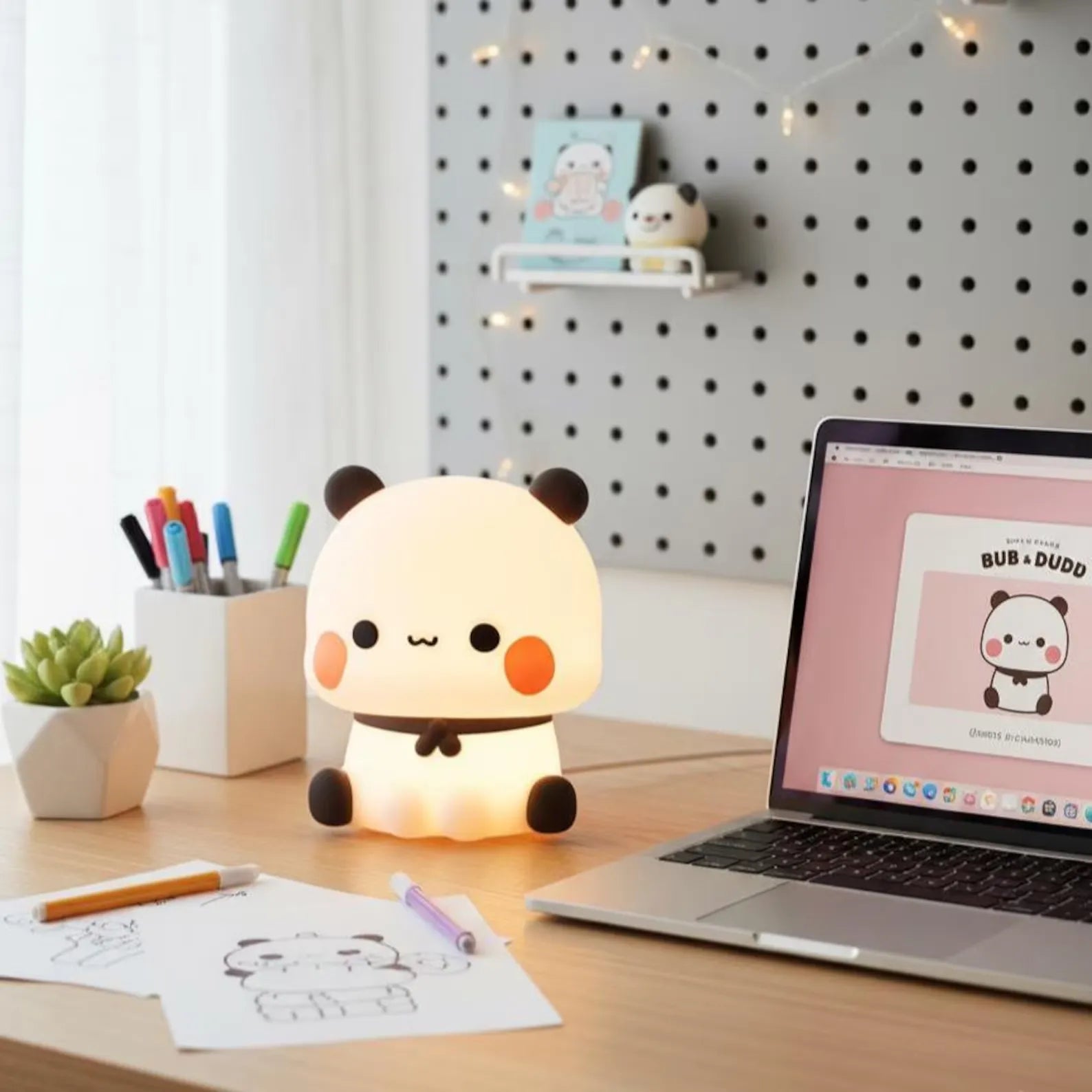 Bubu Dudu Squishy Tap LED Night Light