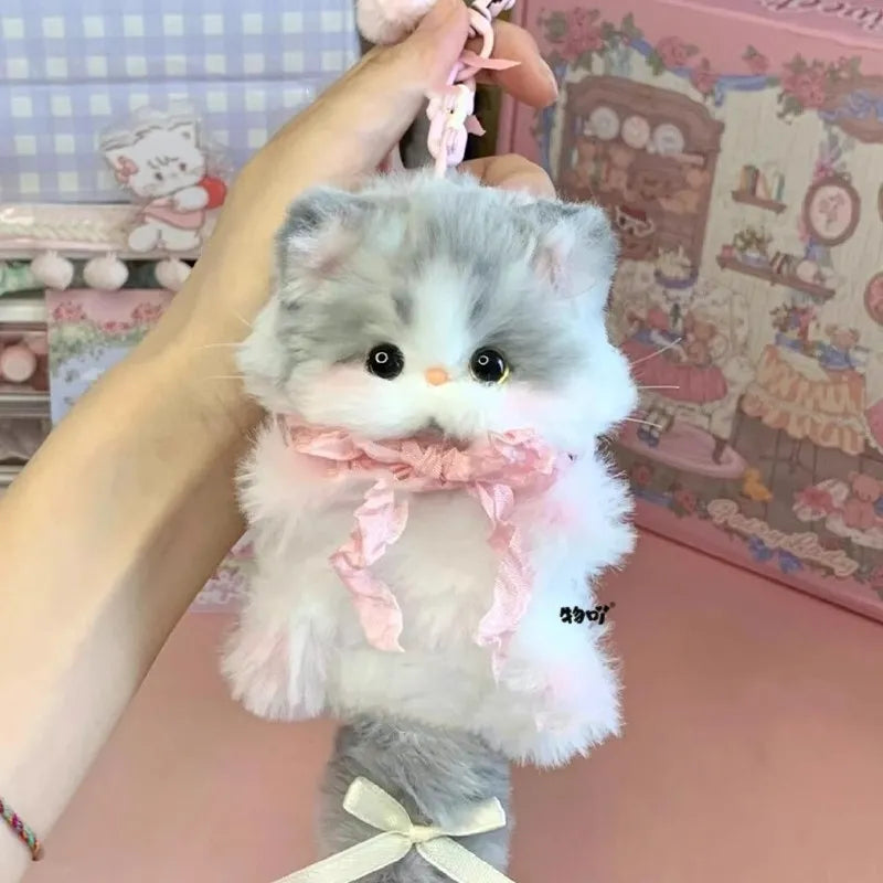 Realistic Kitten DIY Plush Keychain