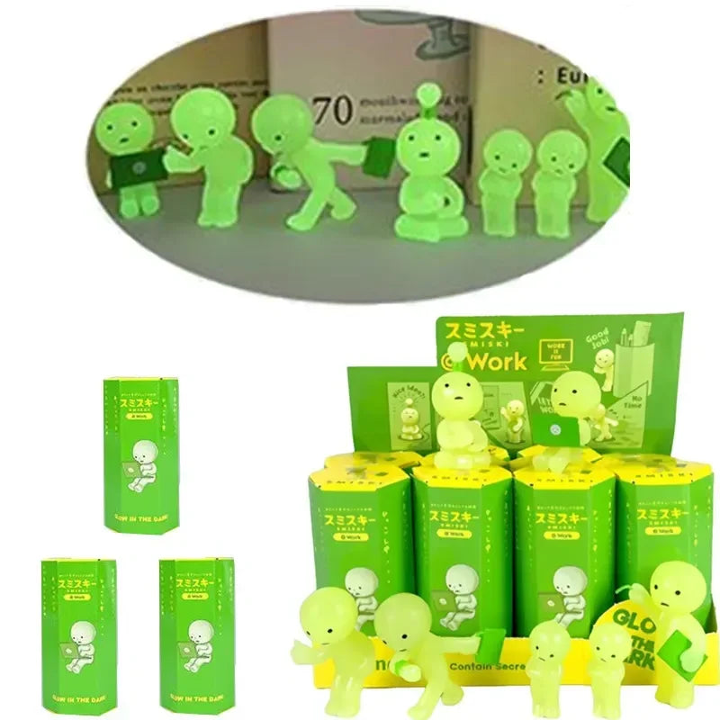 Smiski At Work Series Luminous Figurines