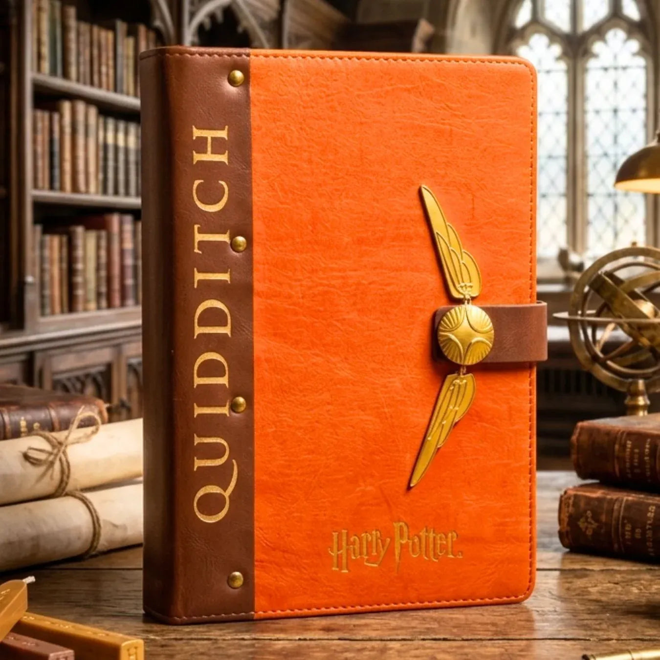 Harry Potter Quidditch Golden Snitch Journal