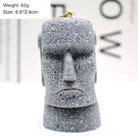 Moai Statue Stone Spirit Keychain