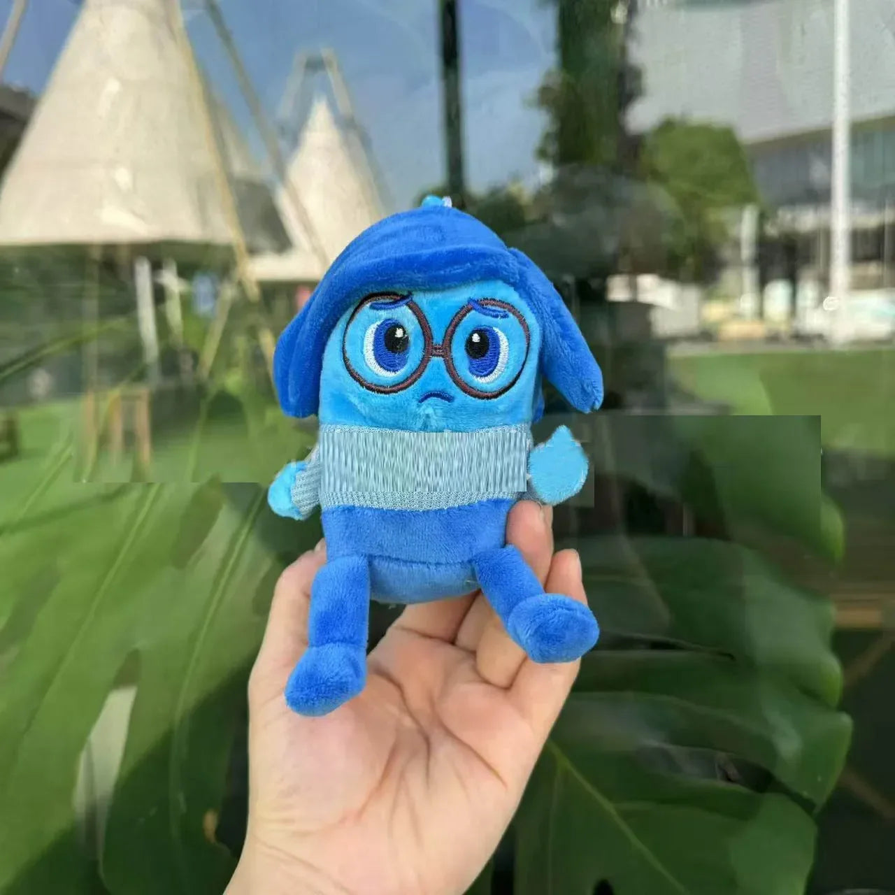 Inside Out Sadness Plush Keychain