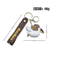 Rider Capybara 3D Keychain