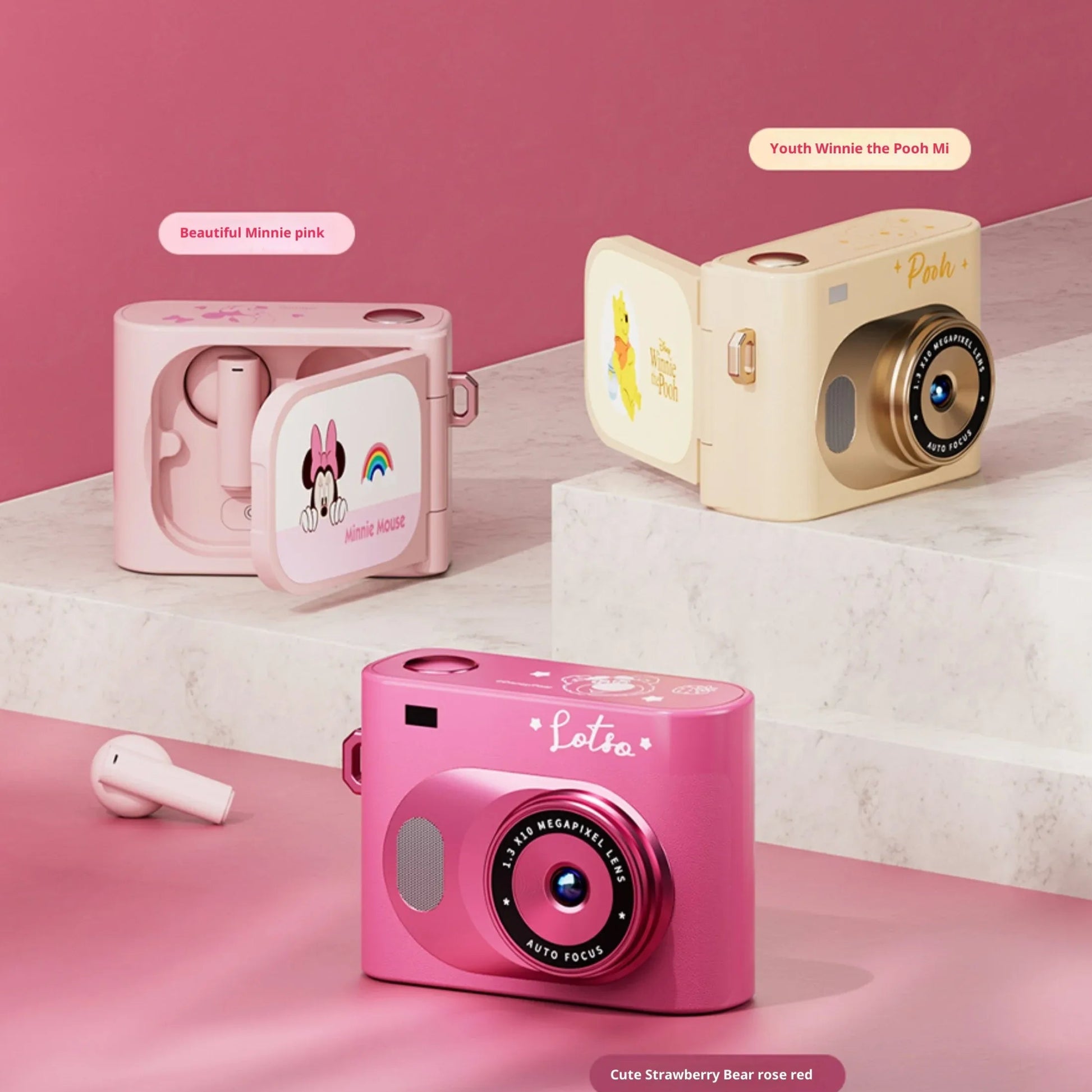 DZNY DK-50DV 2-in-1 Camera & Earbuds