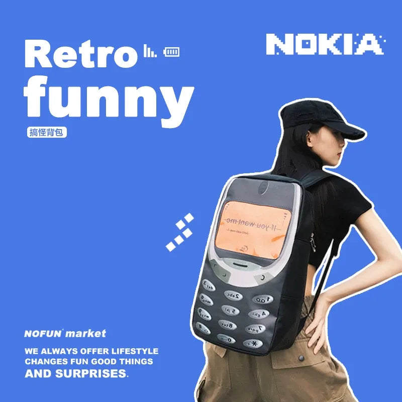 Retro Y2K 3310 Streetwear Backpack