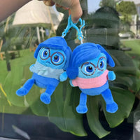 Inside Out Sadness Plush Keychain