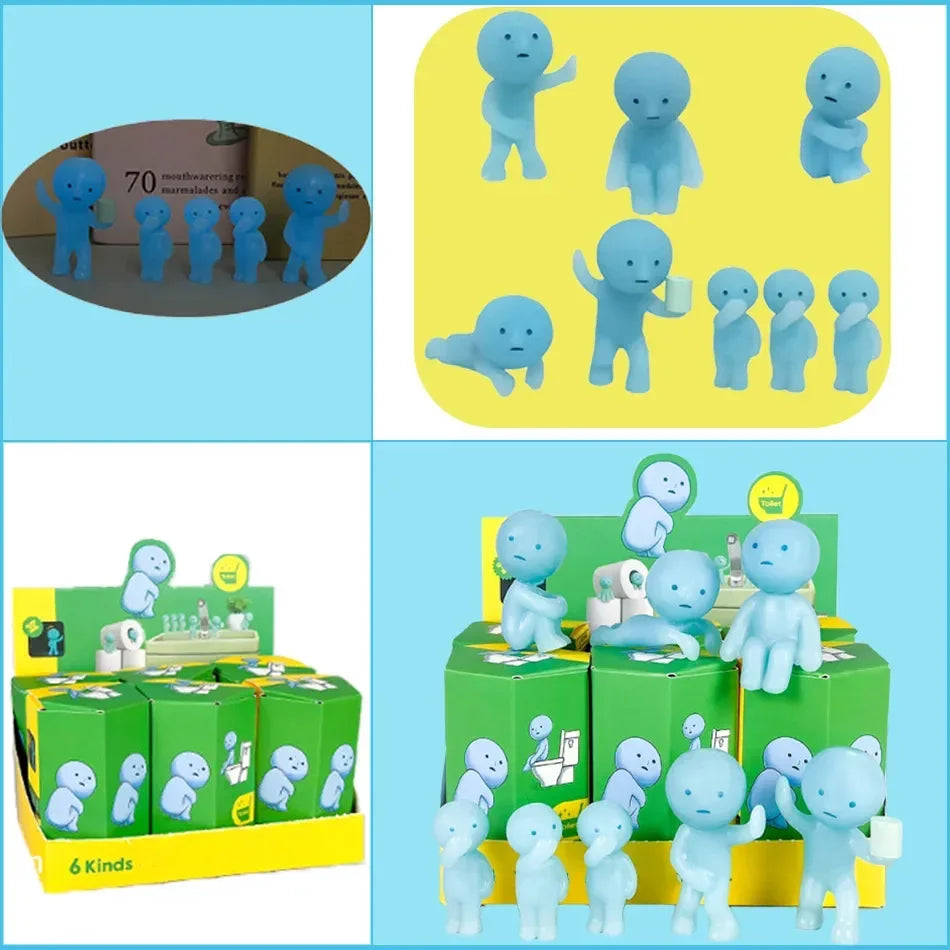 Smiski Toilet Series Luminous Figurines