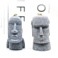 Moai Statue Stone Spirit Keychain