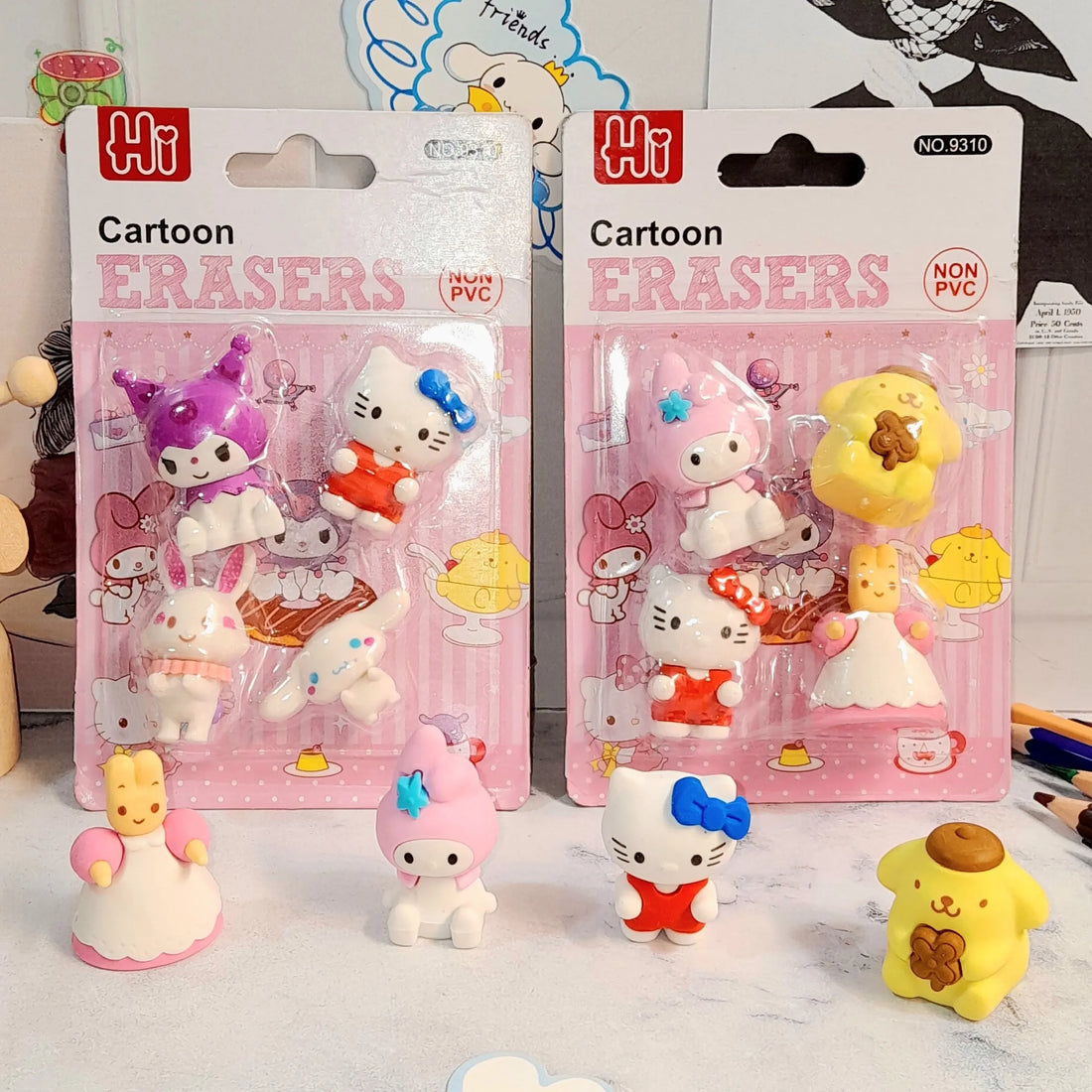 Sanliou Goodbye Oopsies Eraser (Set of 4)