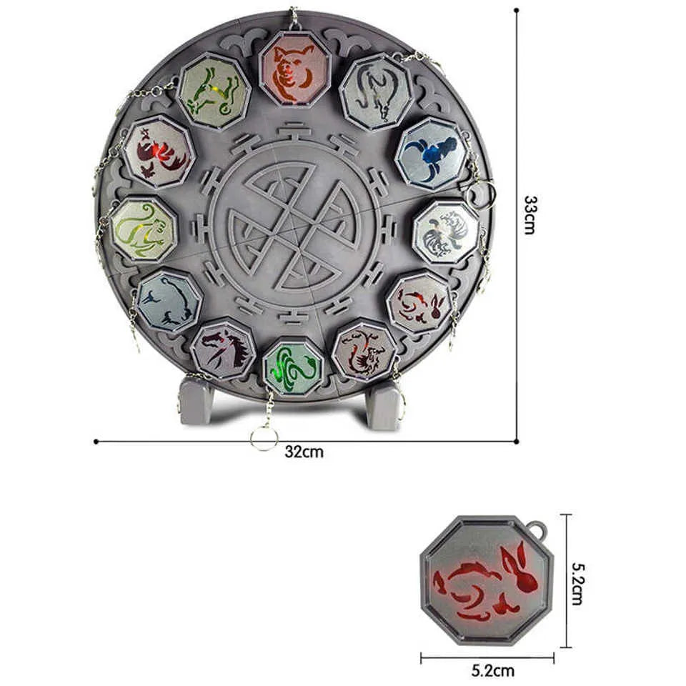 Jackie Chan Adventures Talisman LED Keychain Set