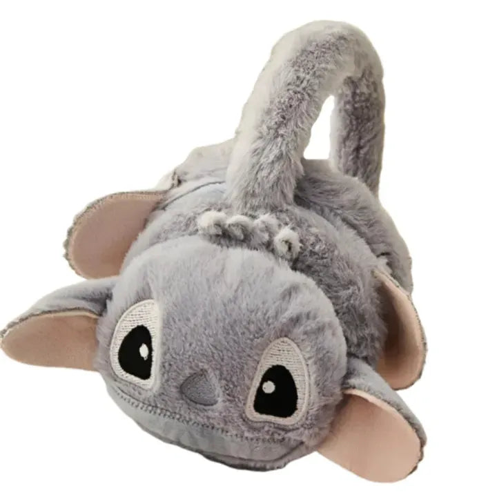 Cosmic Alien Fuzzy Frost Earmuffs