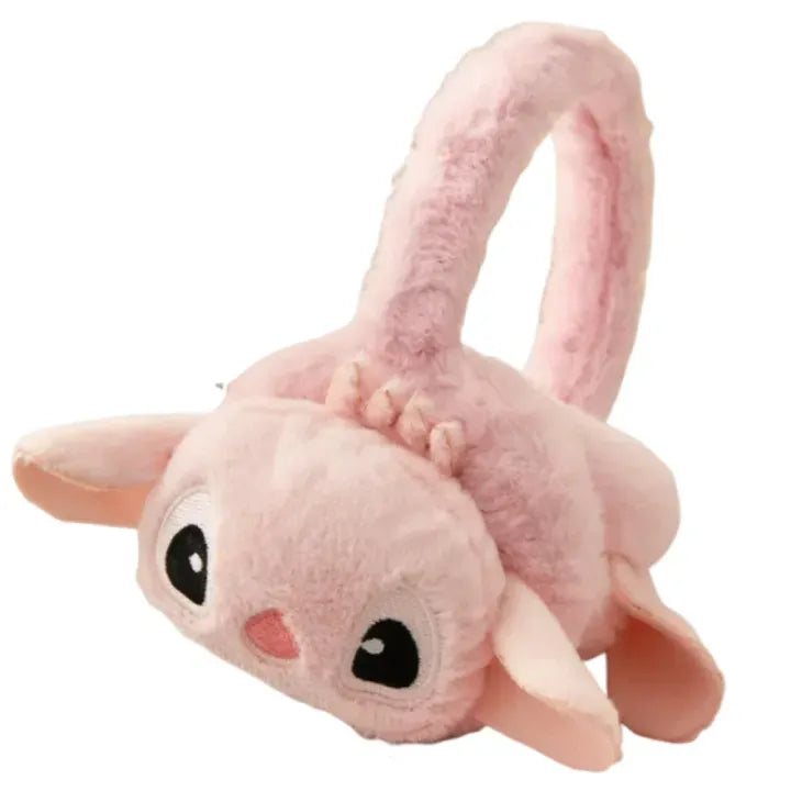 Cosmic Alien Fuzzy Frost Earmuffs