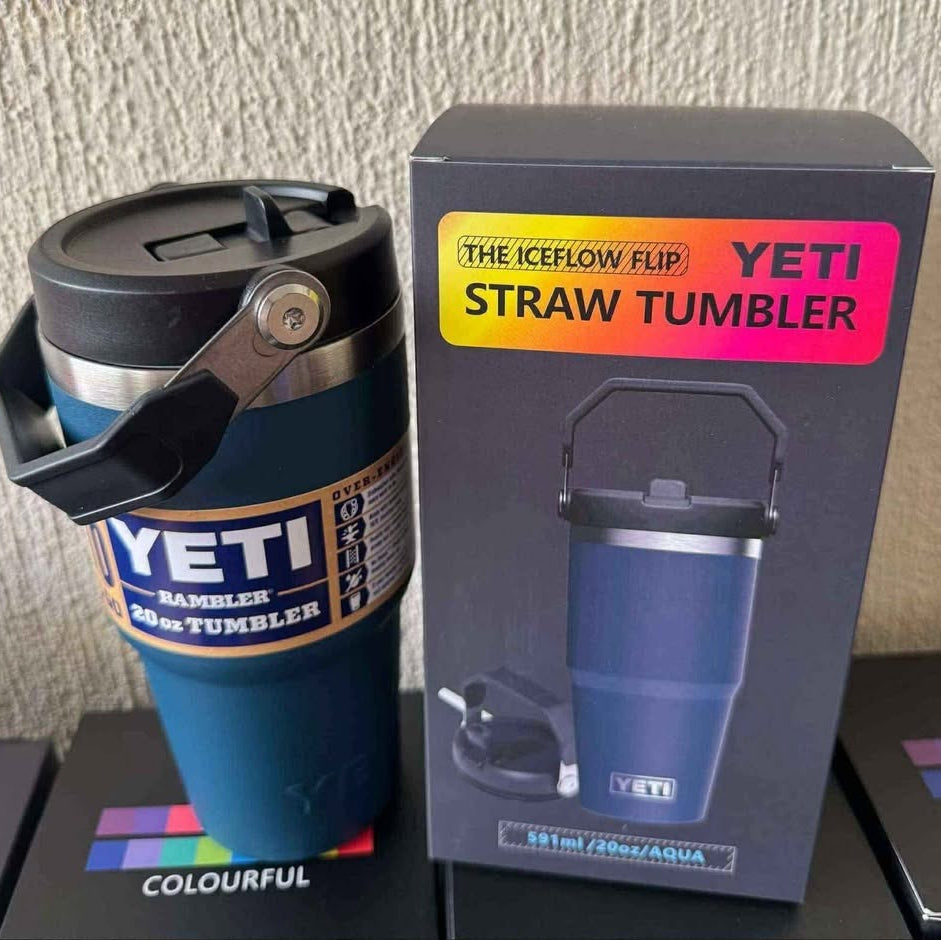 YETI Rambler IceFlow Flip Straw Cup (20 oz)