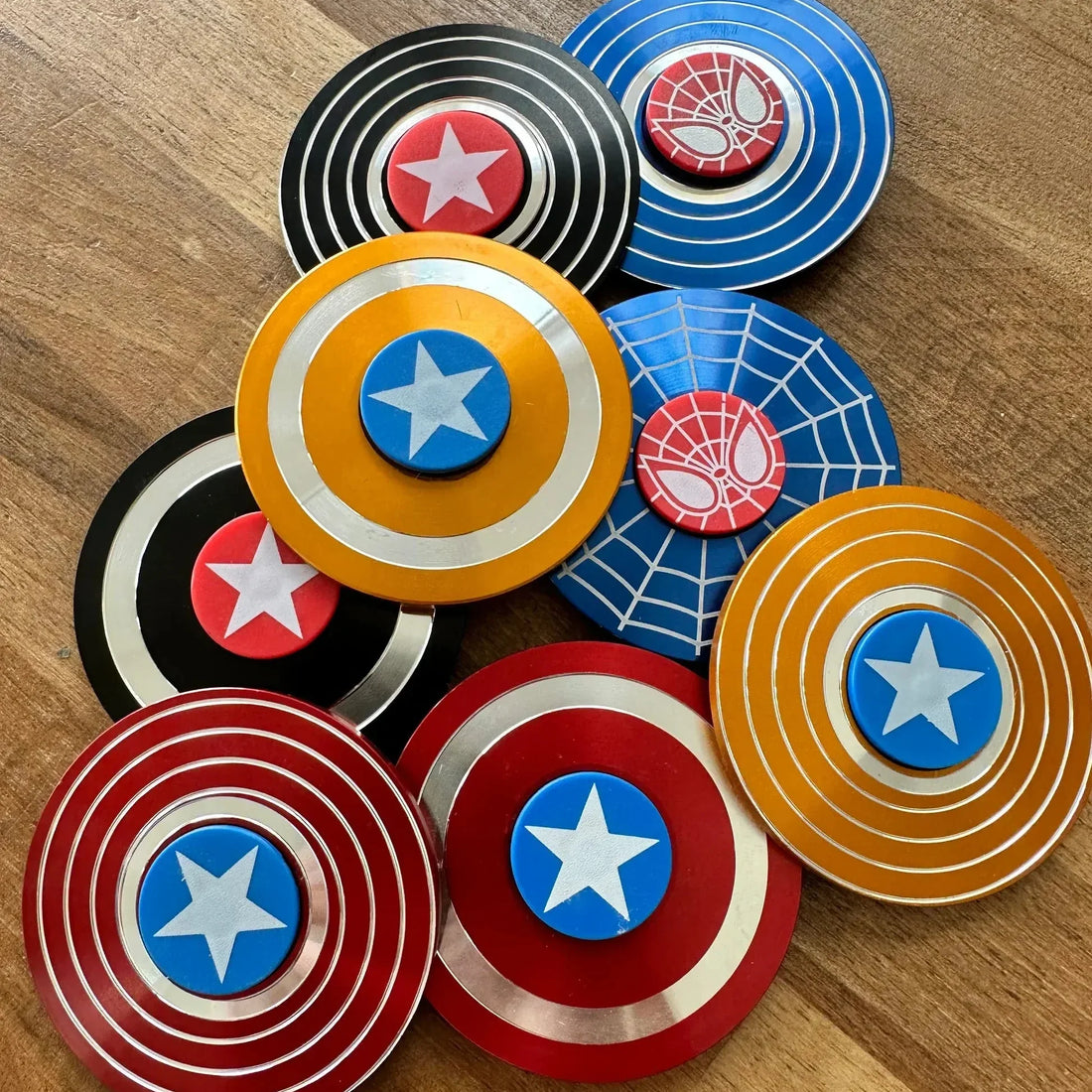 Superhero Focus Shield Fidget Spinner