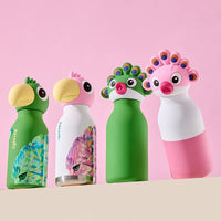Afresh 365 3D Animal Head Double-Wall Insulated Bottle