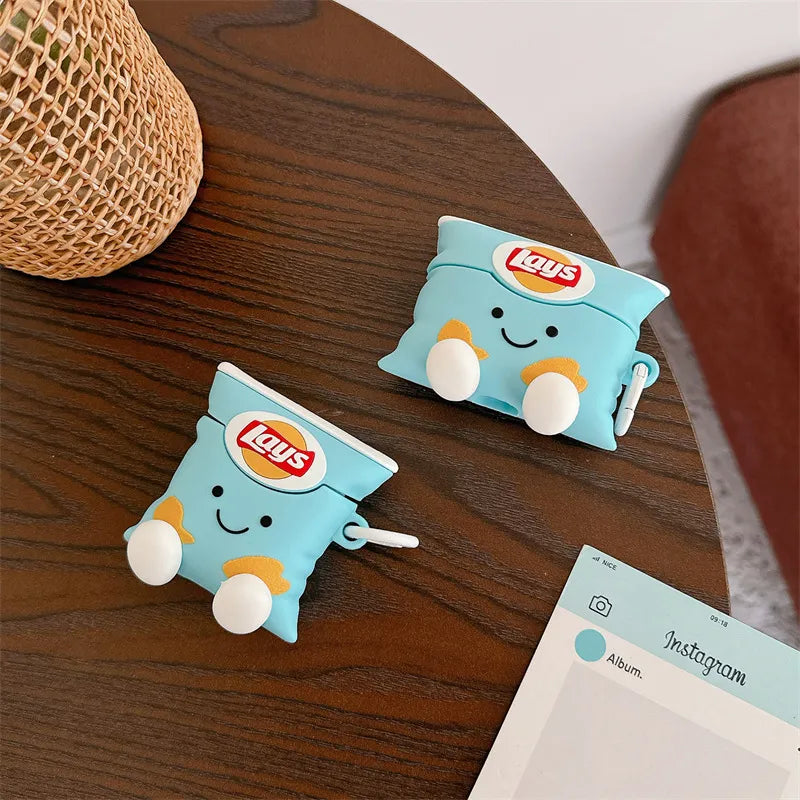 Smiley Lays Crunch Case (For AirPods)