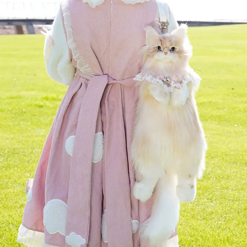 Bear Hugs Golden Maine Coon Cat Backpack