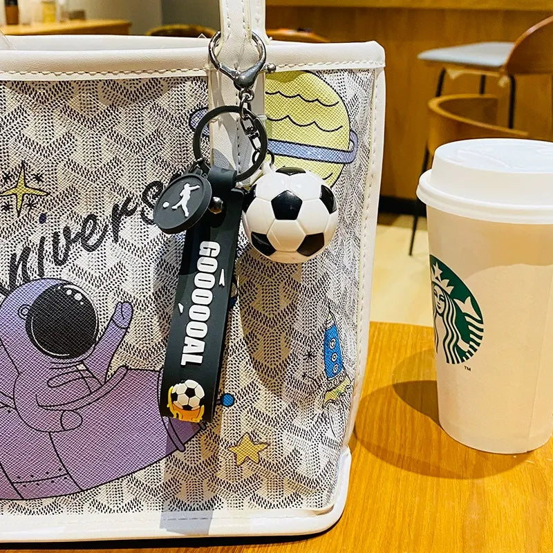 Stadium-Ready 3D Football Keychain