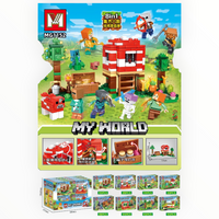 My World Minecraft Mushroom House 8-in-1 Biome Playset