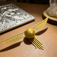 Golden Snitch 3D Printed Statement Hair Clip