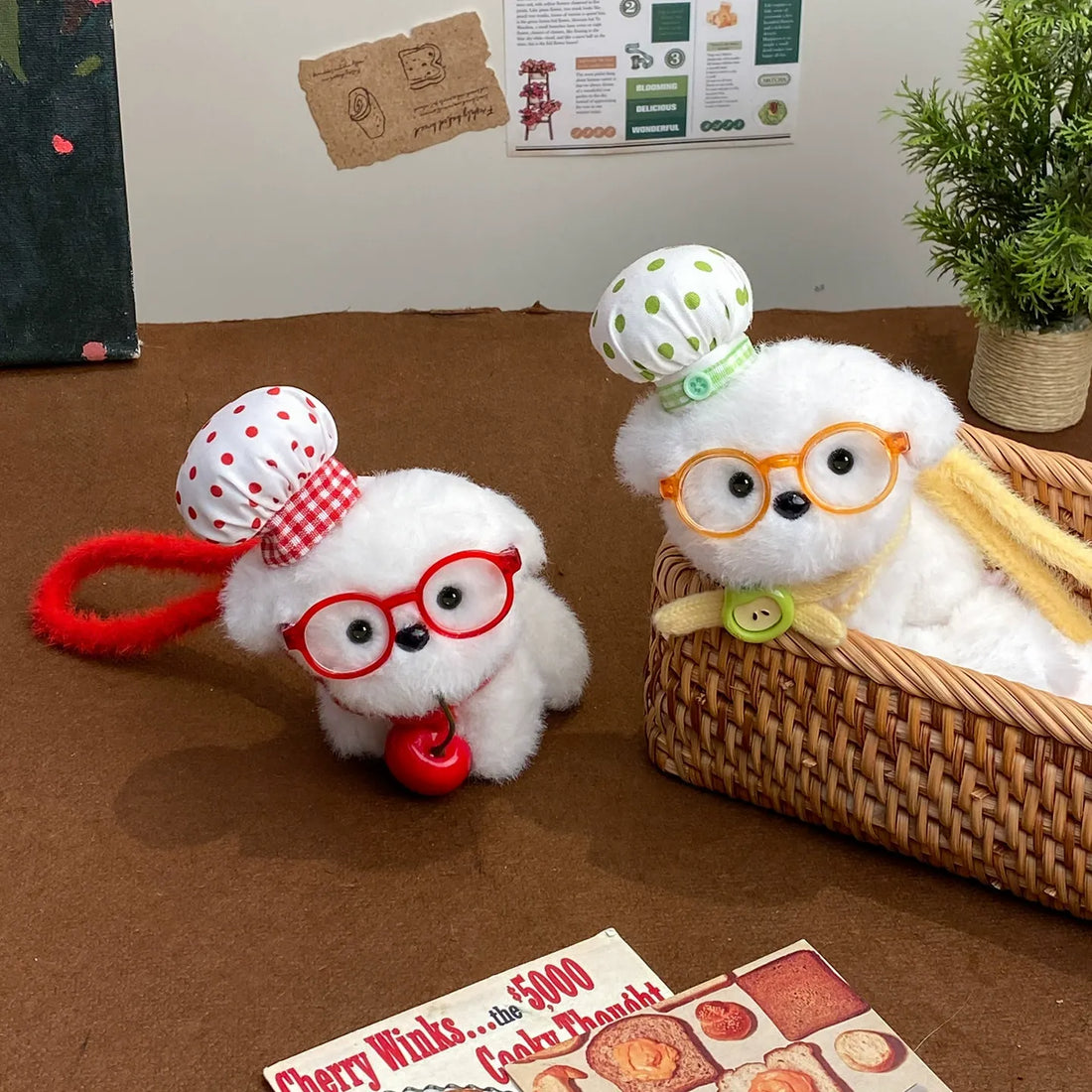 Gourmet Guard Chef Puppy Premium Keychain