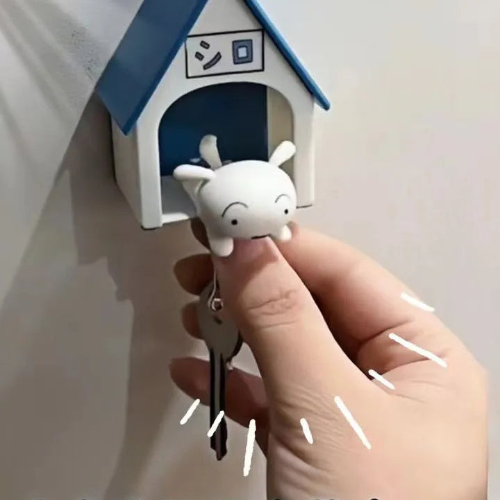 Shiro Doghouse Wall-Mounted Key Holder Charm