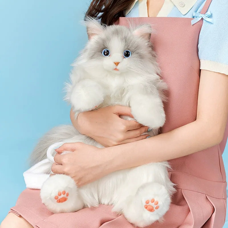 Bear Hugs Poseable Ragdoll Cat Plush Backpack