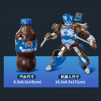 Canned Drink Robot Transformers Figurines (17 cm)