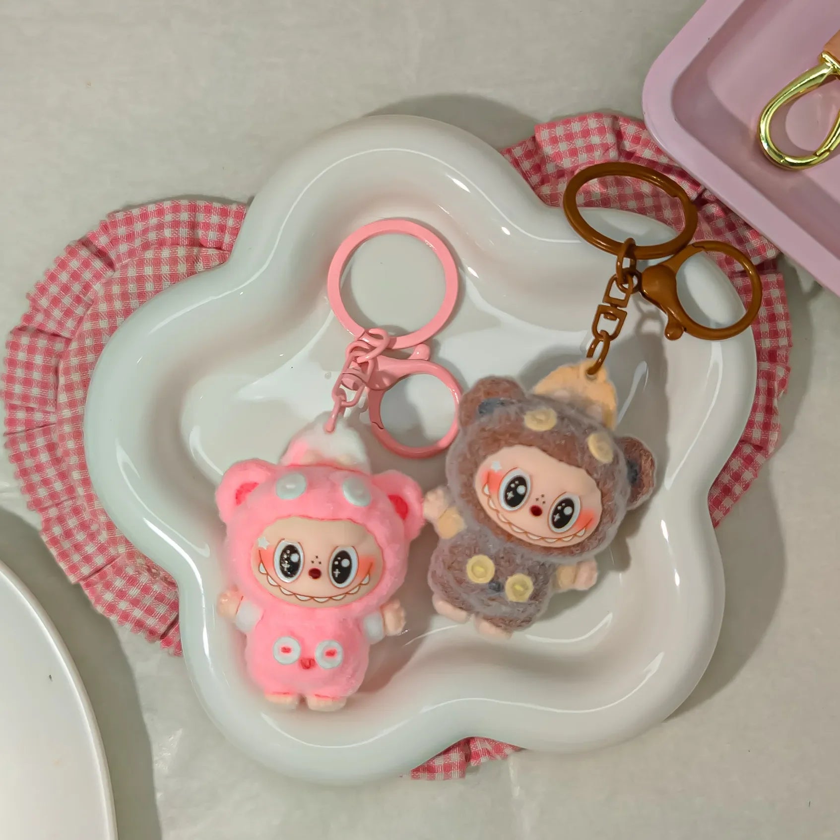 Labuboo Tactile Touch Mini Plush Keychain