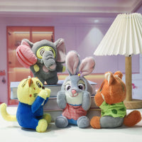 Zootopia Paw-Cheek Squeeze Plush Keychain