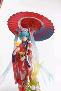 Hatsune Miku Floral Kimono Figure (23 cm)