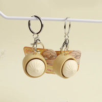 Steamed Baozi Stress Relief Keychain