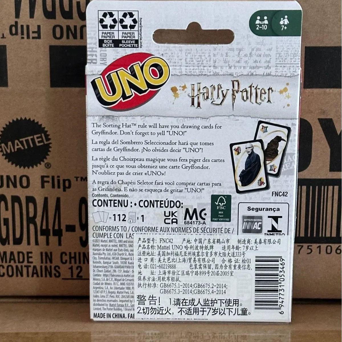 Harry Potter UNO Card Game