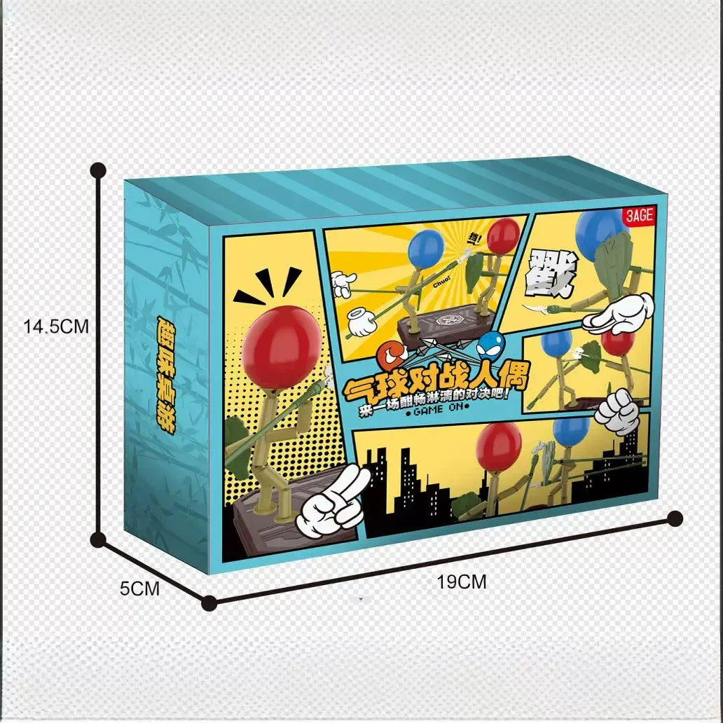 Balloon Bamboo Man Two-Player Duel Game