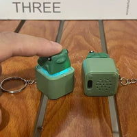 Grumpy Frog Sound & LED Fidget Keychain