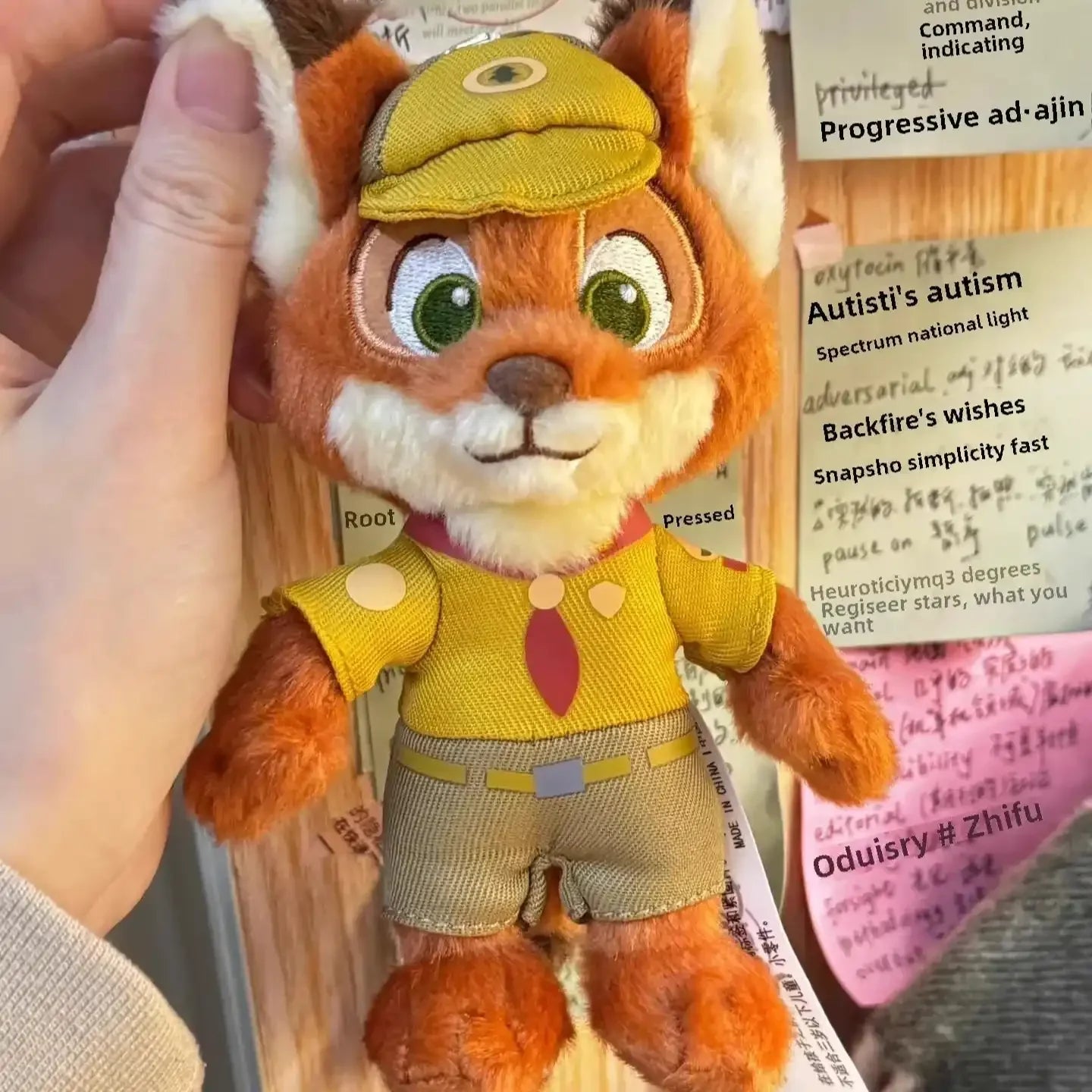 Nick Wilde Clever Charm Keychain