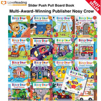 Bizzy Bear Interactive Push-Pull Board Book Collection