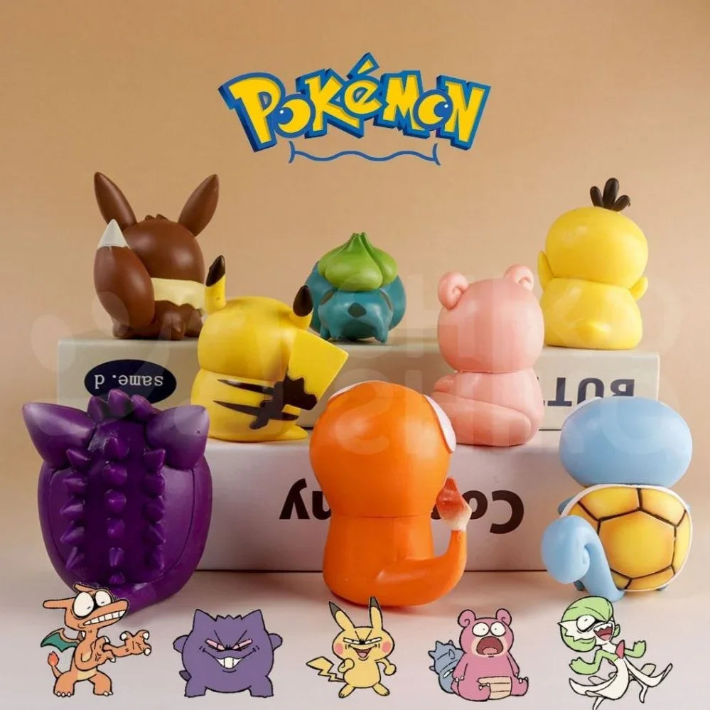 Pokimoen Chibi Q Version Mini Figurines
