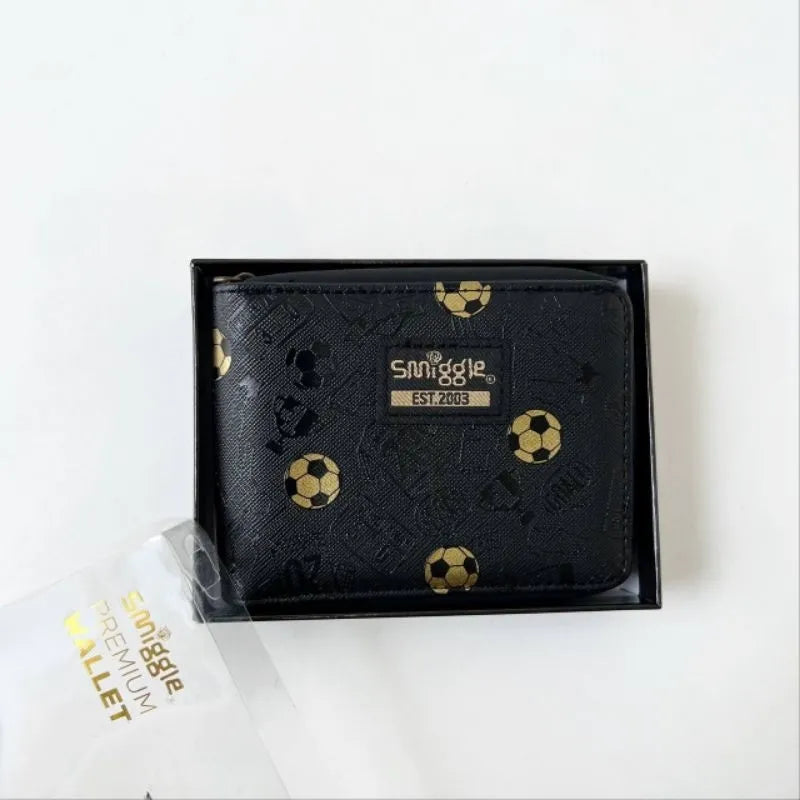 SMGL Football Gold Black Compact Zip Wallet