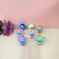 Stitch Eat Before Sleep Squishy Keychain