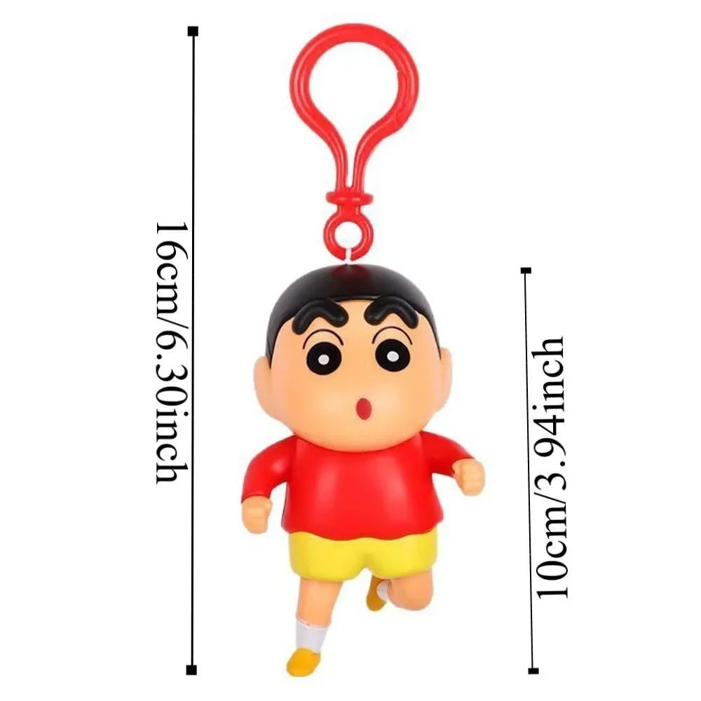 Shinichan Race-Ready Pull String Keychain
