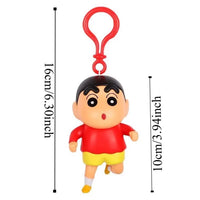 Shinichan Race-Ready Pull String Keychain