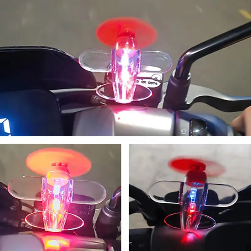 Aero-Glow Wind-Powered LED Vehicle Light
