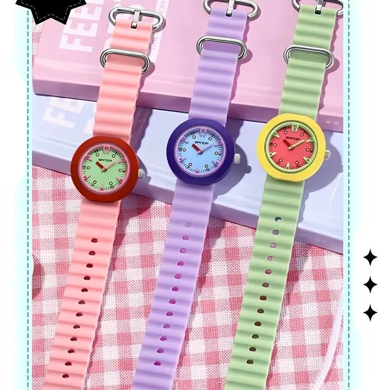 Sanda Neo-Chrono Color-Block Casual Watch