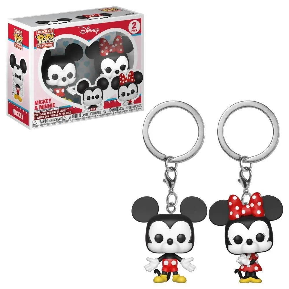Funko POP Mickey & Minnie Couple Keychain